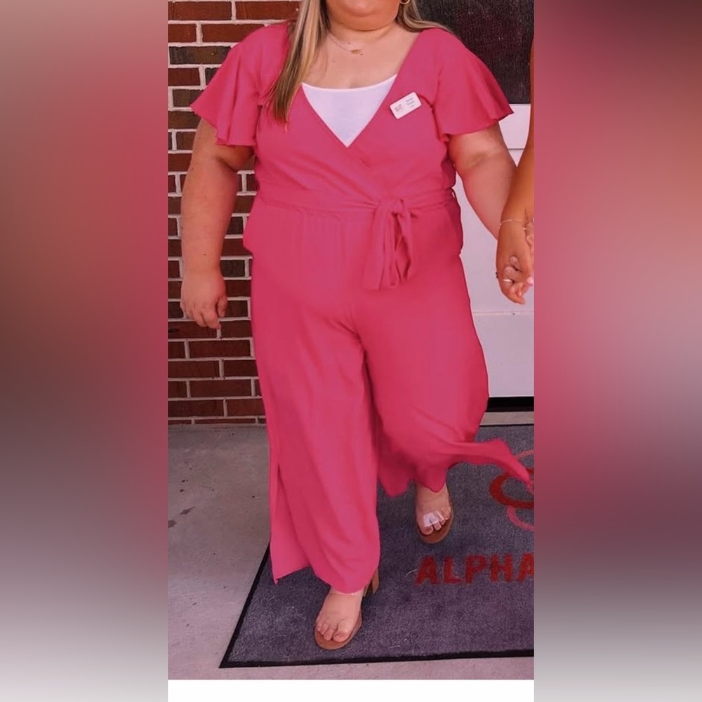 Pink Women's Jumpsuit